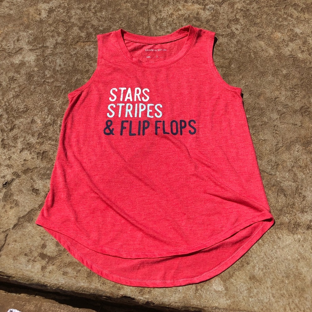 Grayson Threads girls juniors tank top 🇺🇸🇺🇸